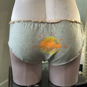 Vintage Y2K Victoria's Secret Pout Yellow Sun Kissed Ruffle Bikini Panty